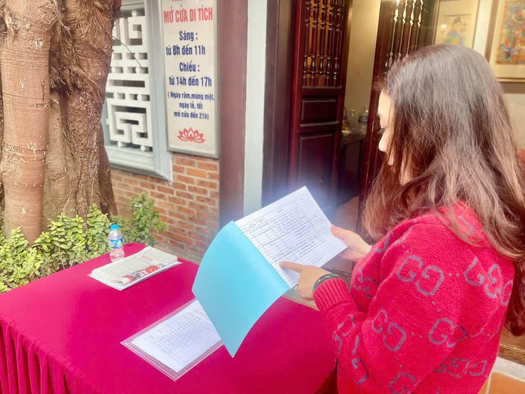 Đoàn giám sát của Mặt trận Tổ quốc Phường Hoàn Kiếm tăng cường giám sát công tác bầu cử tại các tổ bầu cử- Ảnh 8.