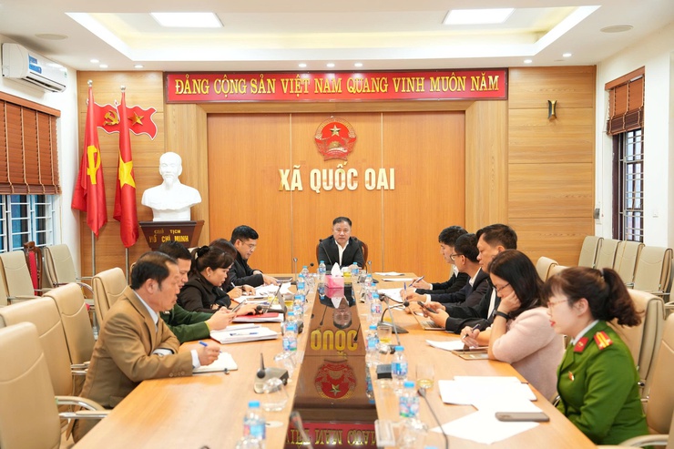 UBND xã Quốc Oai họp tập thể lãnh đạo, bàn nhiều nội dung quan trọng phục vụ phát triển kinh tế – xã hội năm 2026- Ảnh 1.
