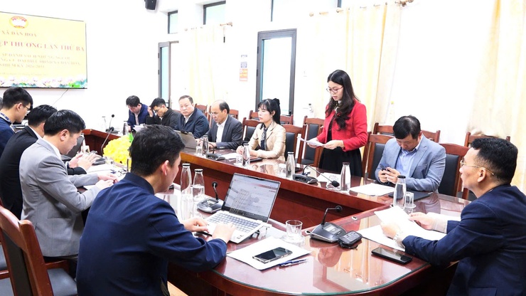 HỘI NGHỊ HIỆP THƯƠNG LẦN THỨ BA LẬP DANH SÁCH NHỮNG NGƯỜI ĐỦ TIÊU CHUẨN ỨNG CỬ ĐẠI BIỂU HĐND XÃ DÂN HOÀ, NHIỆM KỲ 2026 – 2031- Ảnh 3.