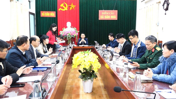 HỘI NGHỊ HIỆP THƯƠNG LẦN THỨ BA LẬP DANH SÁCH NHỮNG NGƯỜI ĐỦ TIÊU CHUẨN ỨNG CỬ ĐẠI BIỂU HĐND XÃ DÂN HOÀ, NHIỆM KỲ 2026 – 2031- Ảnh 1.