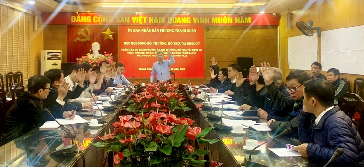 GPMB dự án đường Vành đai 2,5 đoạn qua phường Thanh Xuân: Công khai phương án bồi thường, hỗ trợ, tái định cư 
- Ảnh 3.