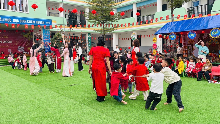 Xuân ấm áp - Tết sẻ chia tại trường mầm non Phú Kim- Ảnh 3.