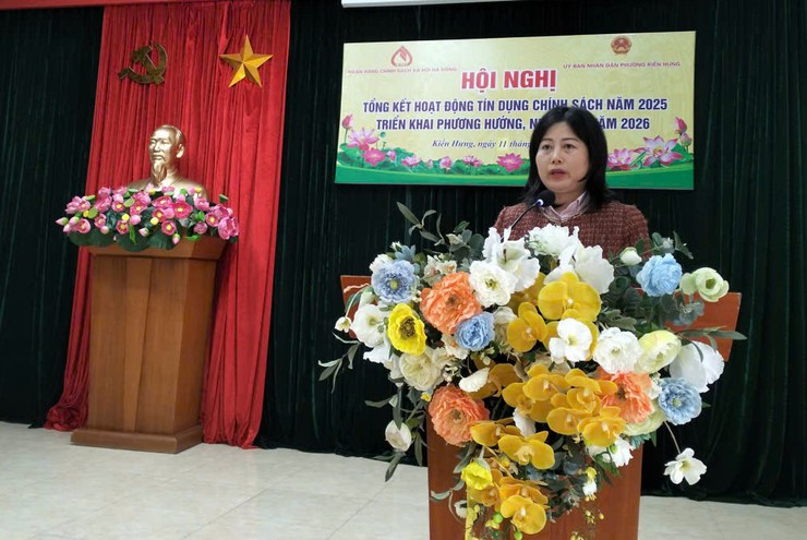 Phường Kiến Hưng tổng kết hoạt động tín dụng chính sách năm 2025- Ảnh 2.