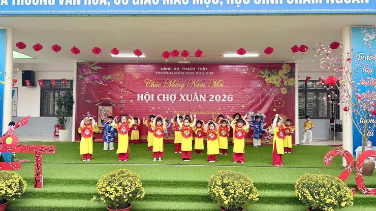 Xuân ấm áp - Tết sẻ chia tại trường mầm non Phú Kim- Ảnh 11.