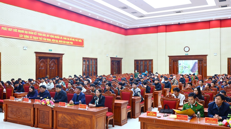 Thạch Thất tổ chức hội nghị trao quyết định nhập ngũ và gặp mặt quân nhân hoàn thành nghĩa vụ quân sự trở về địa phương năm 2026- Ảnh 9.