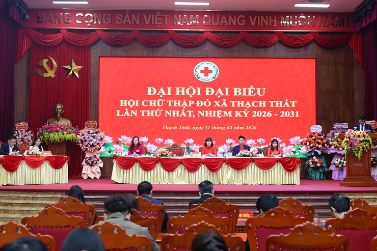 ĐẠI HỘI ĐẠI BIỂU HỘI CHỮ THẬP ĐỎ XÃ THẠCH THẤT LẦN THỨ I, NHIỆM KỲ 2026 – 2031- Ảnh 5.