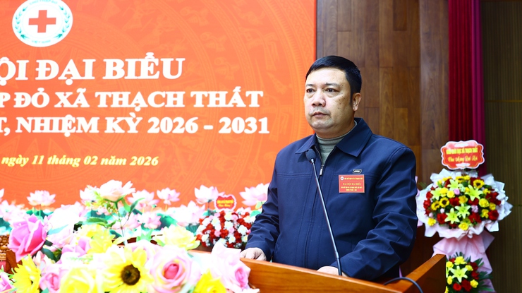 ĐẠI HỘI ĐẠI BIỂU HỘI CHỮ THẬP ĐỎ XÃ THẠCH THẤT LẦN THỨ I, NHIỆM KỲ 2026 – 2031- Ảnh 11.