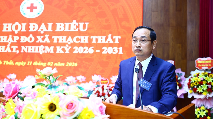 ĐẠI HỘI ĐẠI BIỂU HỘI CHỮ THẬP ĐỎ XÃ THẠCH THẤT LẦN THỨ I, NHIỆM KỲ 2026 – 2031- Ảnh 4.