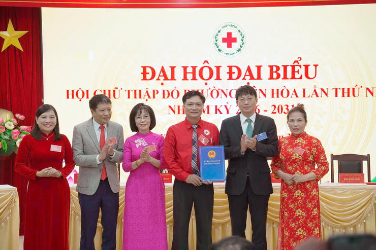 Hội Chữ thập đỏ phường Yên Hòa thành công Đại hội đại biểu lần thứ I, nhiệm kỳ 2026 - 2031- Ảnh 3.
