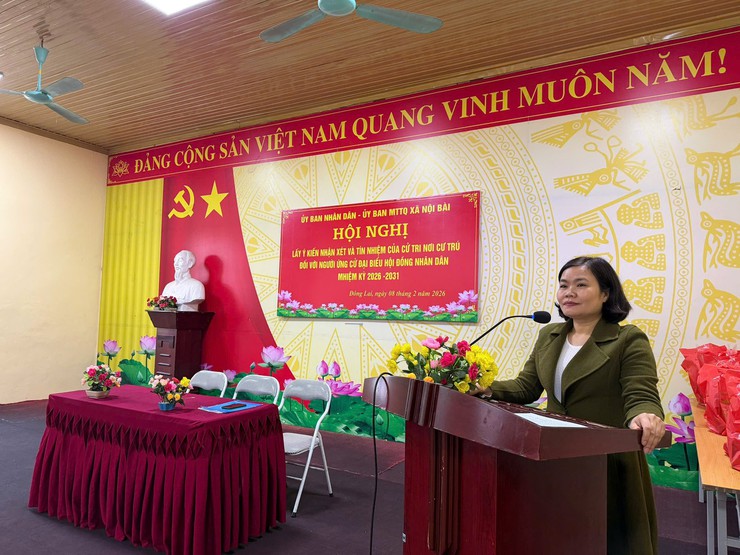 Xã Nội Bài hoàn thành việc lấy ý kiến, tín nhiệm cử tri 
đối với người ứng cử HĐND nhiệm kỳ 2026 - 2031
- Ảnh 2.