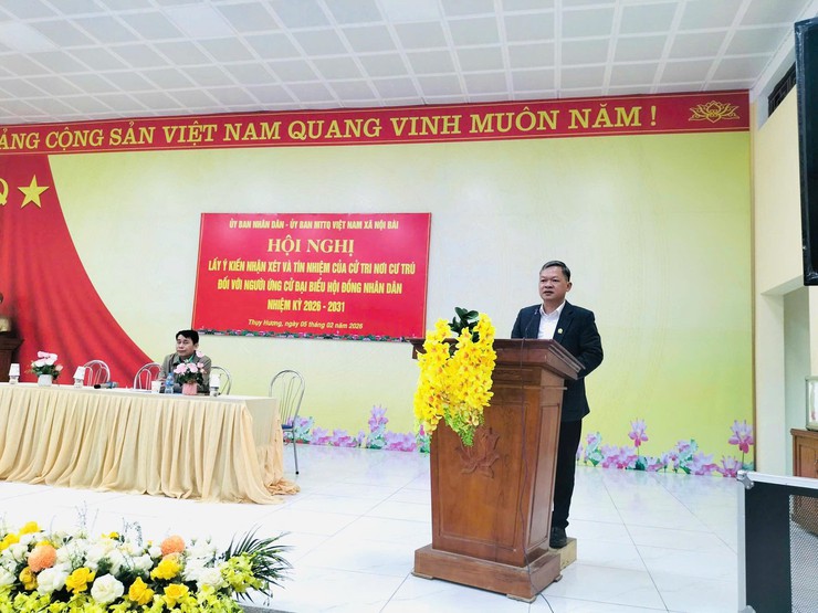 Xã Nội Bài hoàn thành việc lấy ý kiến, tín nhiệm cử tri 
đối với người ứng cử HĐND nhiệm kỳ 2026 - 2031
- Ảnh 10.