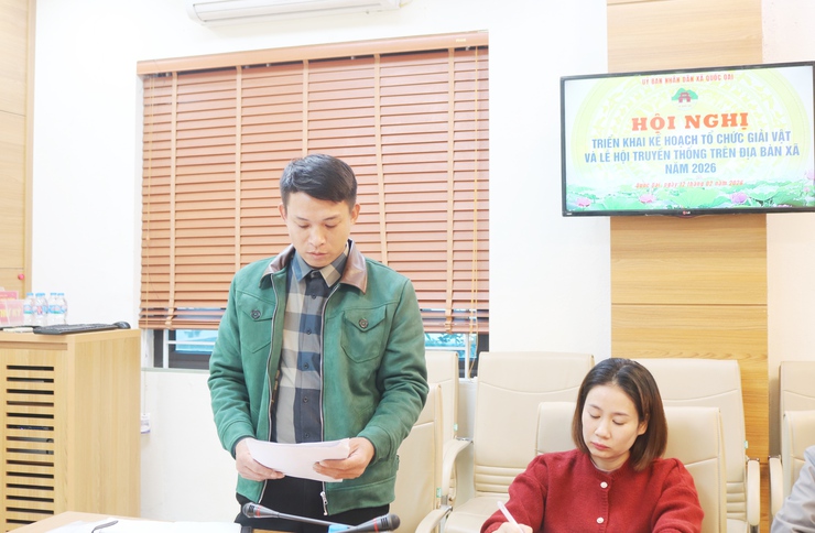 UBND xã Quốc Oai triển khai Kế hoạch tổ chức Giải vật mừng Đảng – mừng Xuân và tăng cường quản lý lễ hội năm 2026- Ảnh 8.