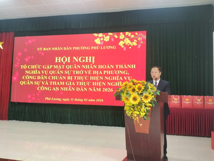 Phú Lương: Ấm áp buổi gặp mặt quân nhân xuất ngũ và công dân chuẩn bị lên đường nhập ngũ năm 2026- Ảnh 2.