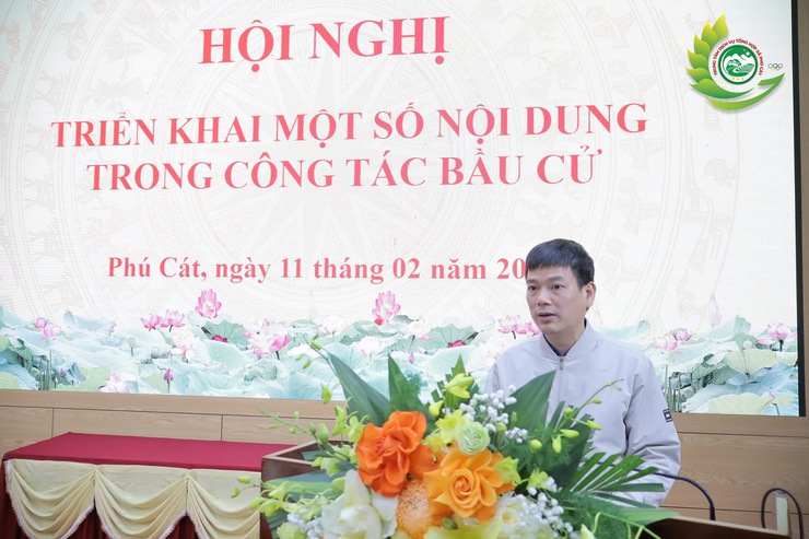 Phú Cát quyết tâm tổ chức thành công cuộc bầu cử đại biểu Quốc hội khóa XVI và đại biểu HĐND các cấp, nhiệm kỳ 2026–2031- Ảnh 2.
