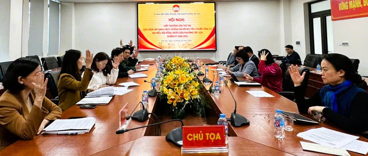 Ủy ban MTTQ Việt Nam phường Tây Tựu tổ chức hội nghị hiệp thương lần thứ ba- Ảnh 2.