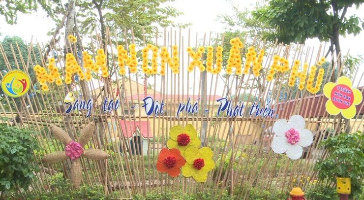 Xuân 2026: Cô trò trường Mầm non Xuân Phú vui "Tết sum vầy – Lan tỏa Văn hóa đọc"- Ảnh 1.