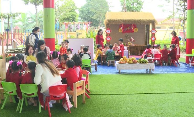 Xuân 2026: Cô trò trường Mầm non Xuân Phú vui "Tết sum vầy – Lan tỏa Văn hóa đọc"- Ảnh 3.