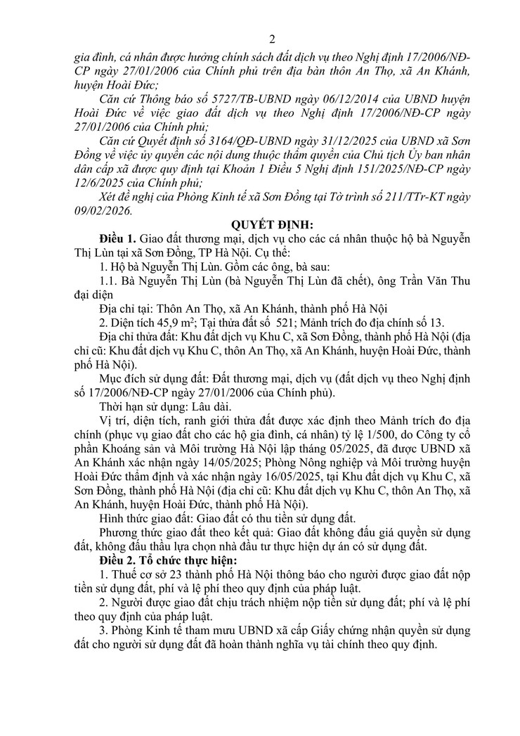 Thông báo về lĩnh vực đất đai- Ảnh 32.