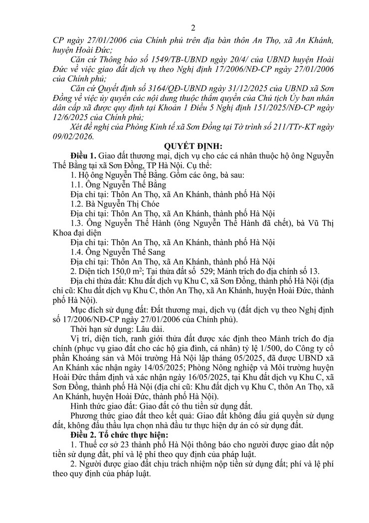 Thông báo về lĩnh vực đất đai- Ảnh 44.