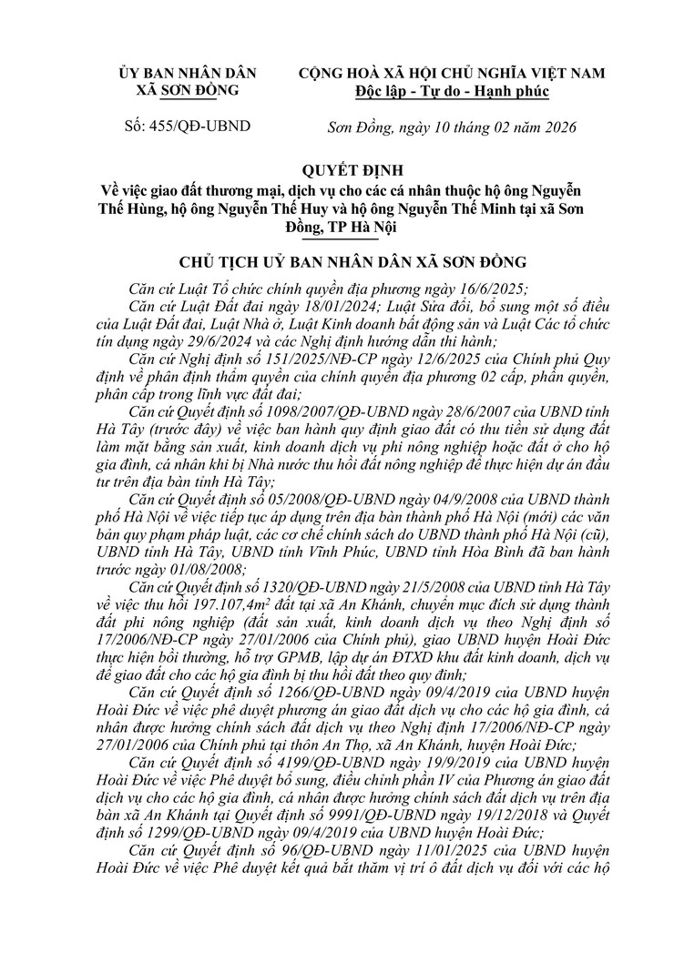 Thông báo về lĩnh vực đất đai- Ảnh 46.