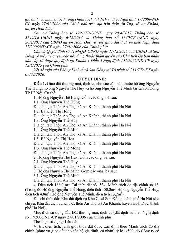 Thông báo về lĩnh vực đất đai- Ảnh 47.