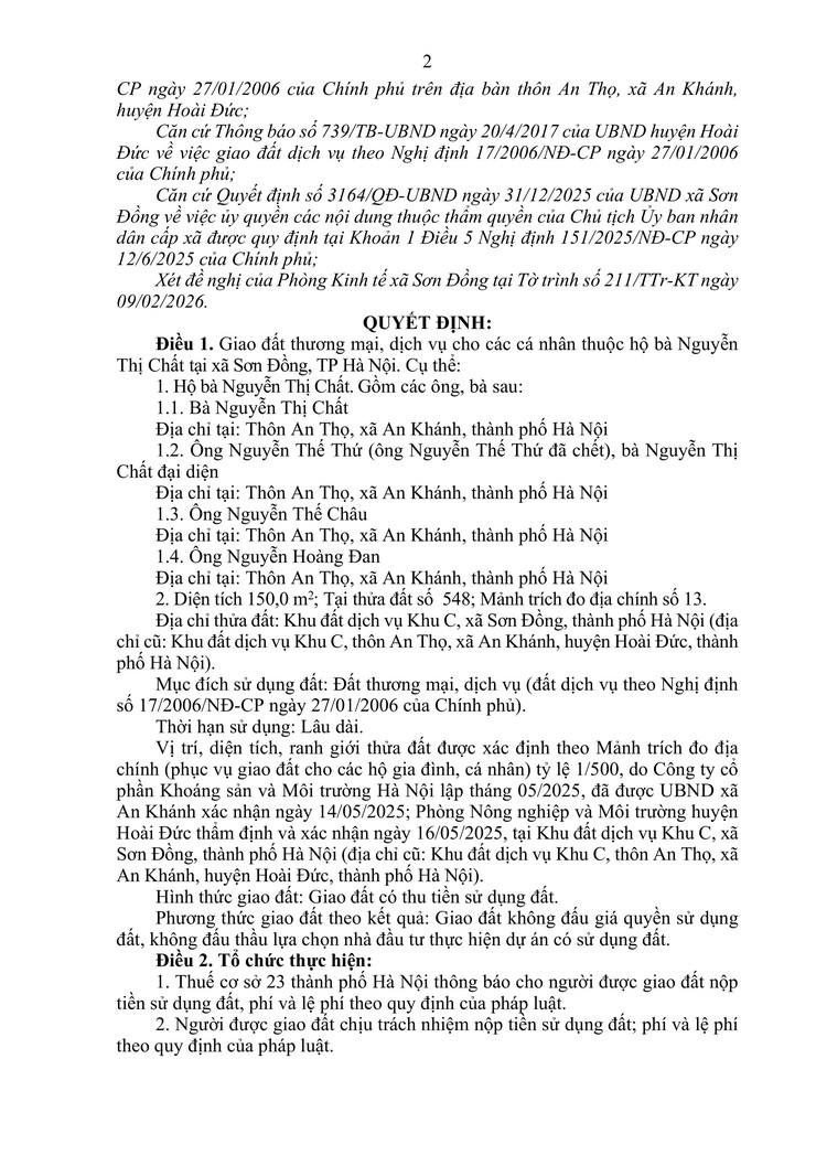 Thông báo về lĩnh vực đất đai- Ảnh 53.