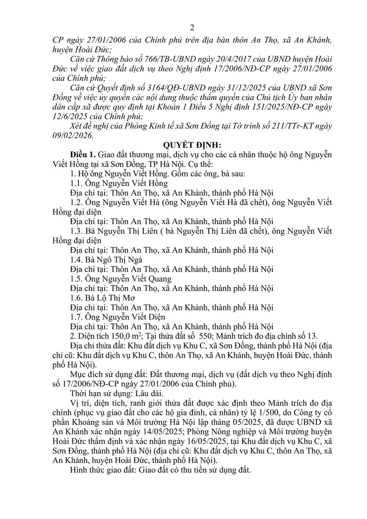 Thông báo về lĩnh vực đất đai- Ảnh 56.