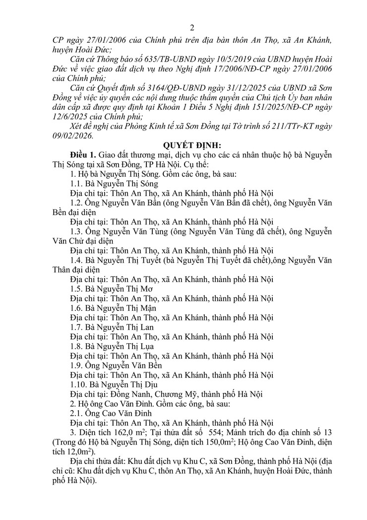 Thông báo về lĩnh vực đất đai- Ảnh 62.