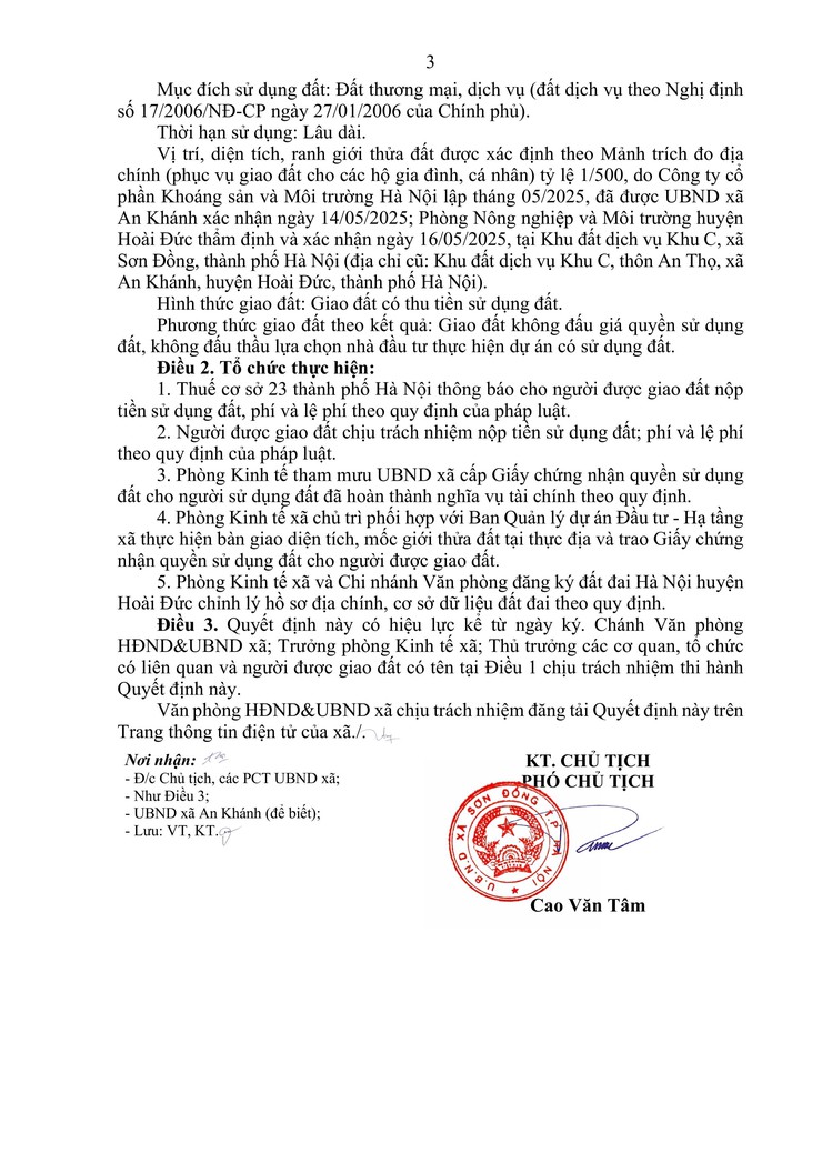 Thông báo về lĩnh vực đất đai- Ảnh 63.