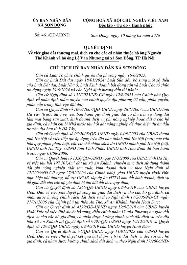 Thông báo về lĩnh vực đất đai- Ảnh 64.