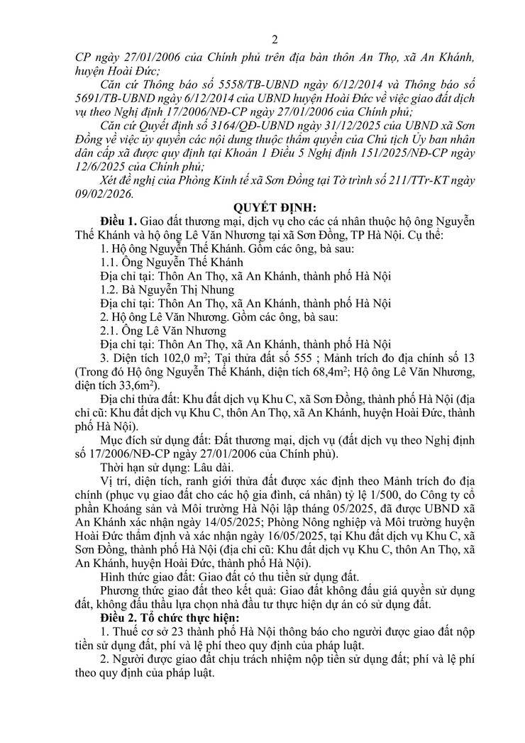 Thông báo về lĩnh vực đất đai- Ảnh 65.