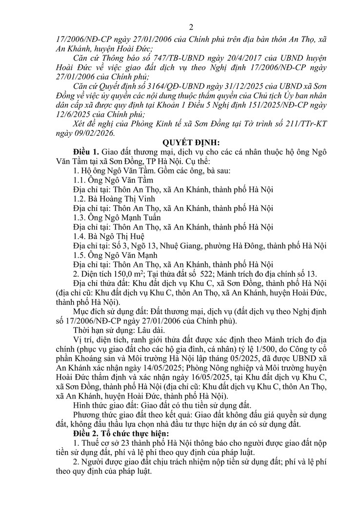 Thông báo về lĩnh vực đất đai- Ảnh 35.