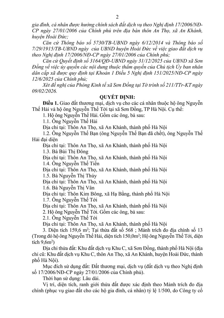 Thông báo về lĩnh vực đất đai- Ảnh 71.