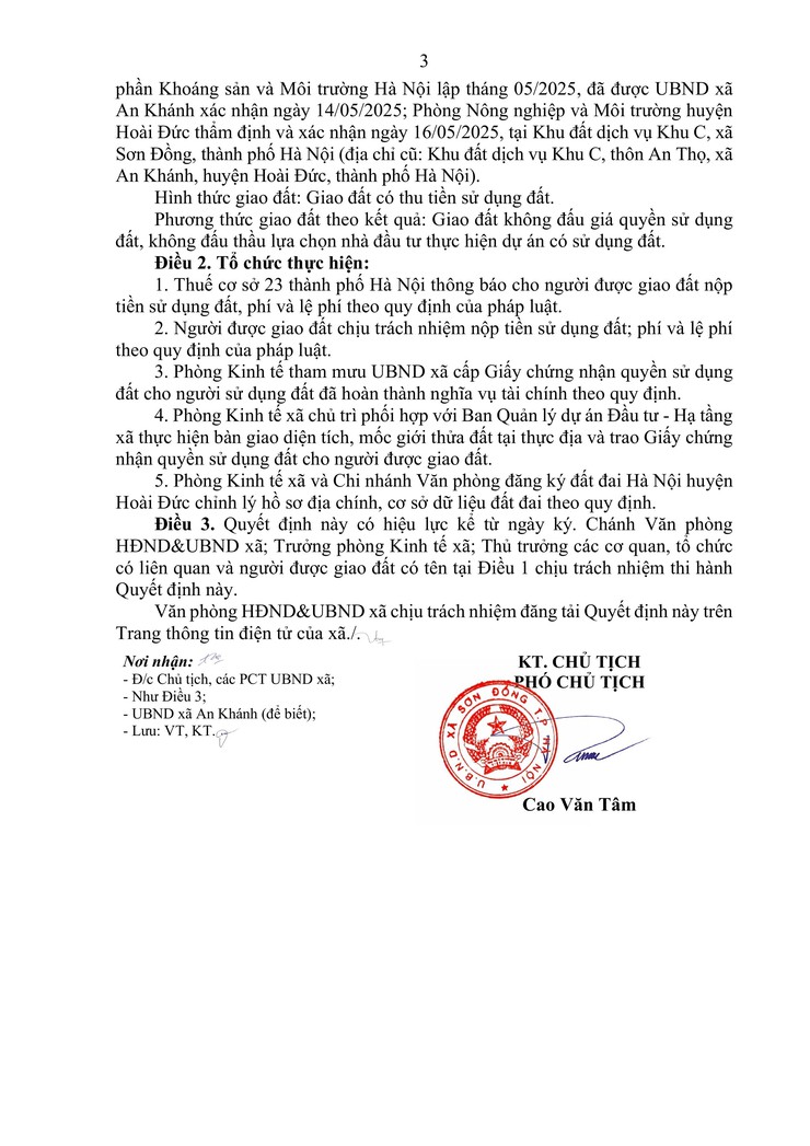 Thông báo về lĩnh vực đất đai- Ảnh 72.