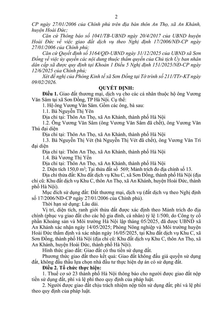 Thông báo về lĩnh vực đất đai- Ảnh 74.