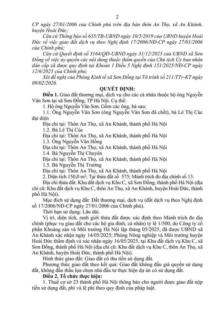 Thông báo về lĩnh vực đất đai- Ảnh 80.