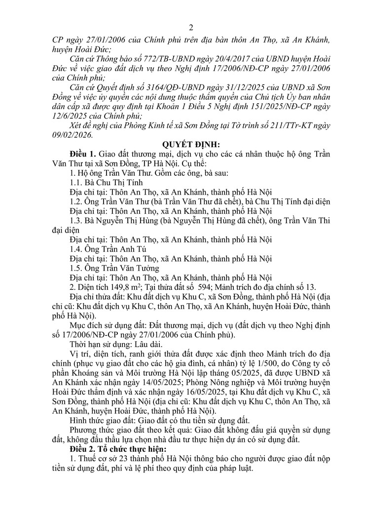 Thông báo về lĩnh vực đất đai- Ảnh 95.
