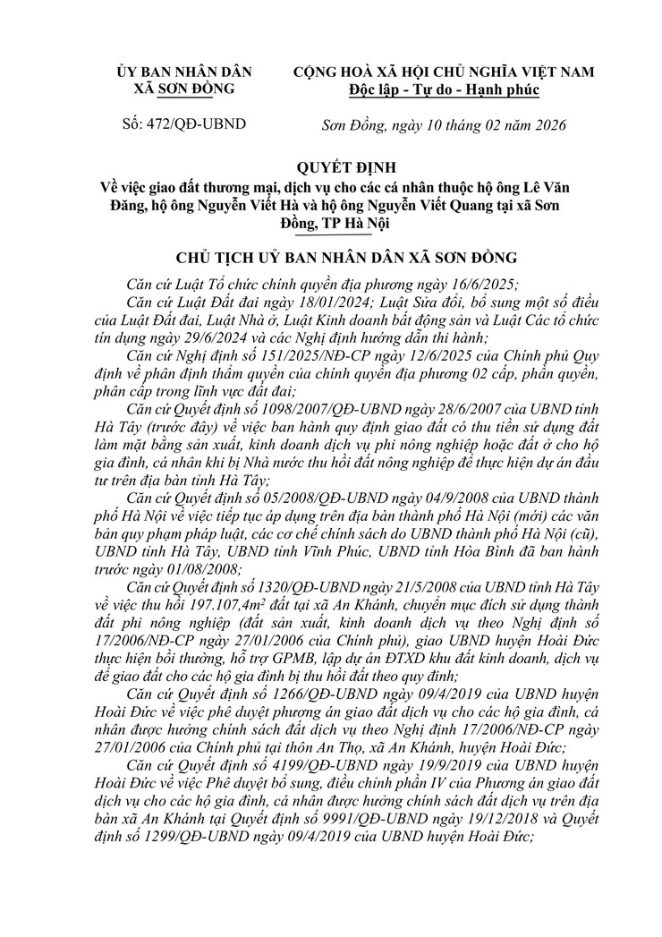 Thông báo về lĩnh vực đất đai- Ảnh 97.