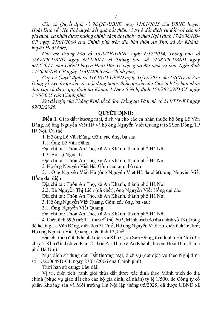 Thông báo về lĩnh vực đất đai- Ảnh 98.