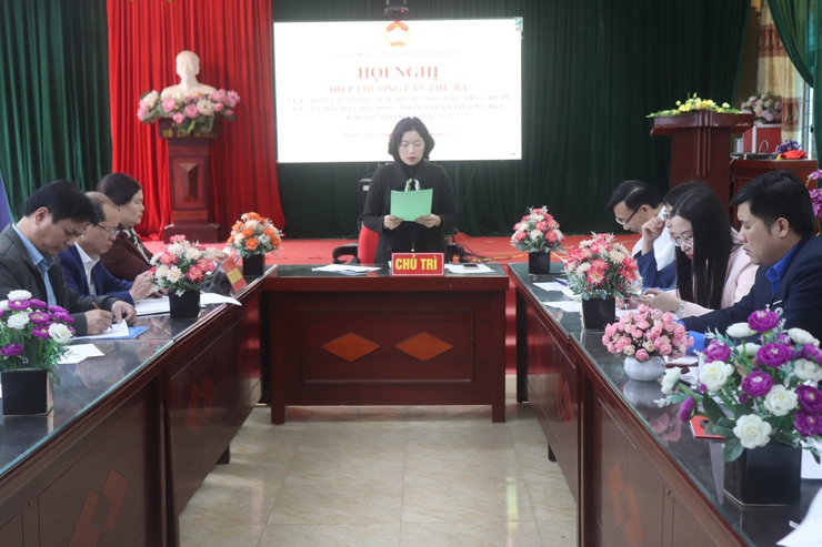 Xã Phượng Dực tổ chức hội nghị hiệp thương lần thứ ba- Ảnh 1.