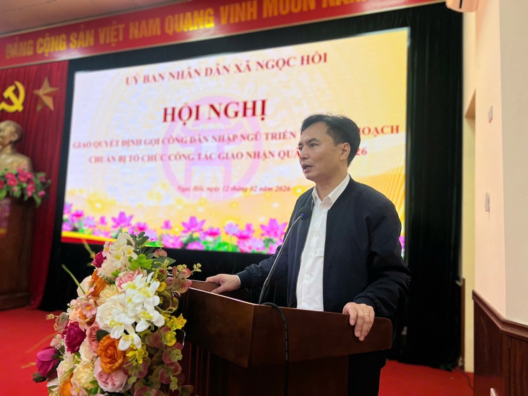 Hội nghị giao quyết định gọi công dân nhập ngũ và thực hiện nghĩa vụ tham gia Công an nhân dân năm 2026 – Thể hiện trách nhiệm chính trị và truyền thống yêu nước- Ảnh 8.