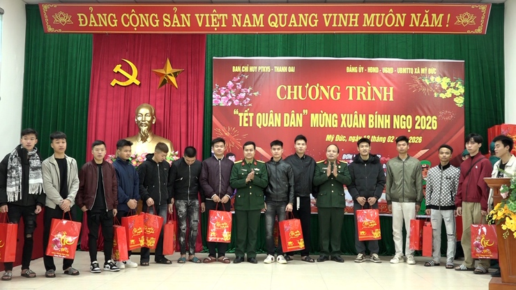 Ấm áp chương trình “ Tết quân dân “ tại xã Mỹ Đức- Ảnh 6.