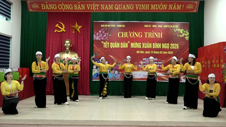 Ấm áp chương trình “ Tết quân dân “ tại xã Mỹ Đức- Ảnh 10.