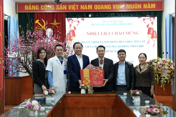 Xã Sơn Đồng thăm, chúc Tết các cơ quan hiệp quản, lực lượng vũ trang nhân dịp Xuân Bính Ngọ 2026- Ảnh 5.