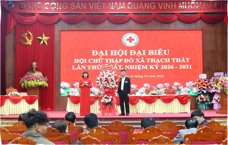 ĐẠI HỘI ĐẠI BIỂU HỘI CHỮ THẬP ĐỎ XÃ THẠCH THẤT LẦN THỨ I, NHIỆM KỲ 2026 – 2031- Ảnh 2.