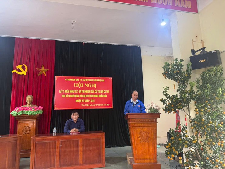 Xã Nội Bài hoàn thành việc lấy ý kiến, tín nhiệm cử tri 
đối với người ứng cử HĐND nhiệm kỳ 2026 - 2031
- Ảnh 7.