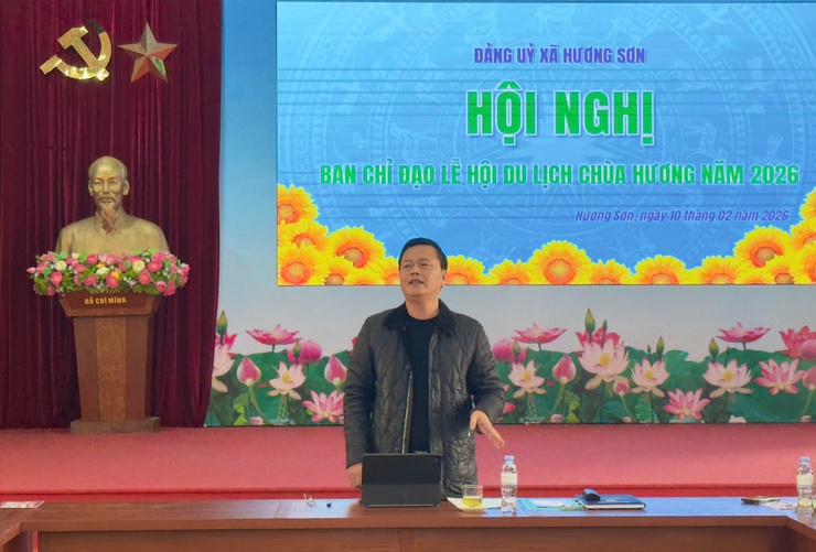 Hương Sơn: Chỉ đạo gấp rút hoàn thiện các điều kiện chuẩn bị cho Lễ hội du lịch Chùa Hương năm 2026- Ảnh 1.