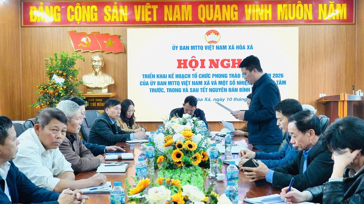 UBMTTQ xã Hòa Xá triển khai phong trào thi đua năm 2026 và nhiệm vụ trọng tâm trước, trong và sau Tết Nguyên đán Bính Ngọ- Ảnh 2.