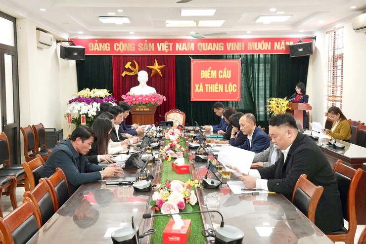 Ban thường trực UBMTTQ xã Thiên Lộc tổ chức Hội nghị hiệp thương lần thứ Ba- Ảnh 1.