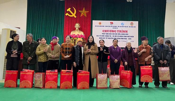 Các tổ chức chính trị - xã hội xã Hòa Xá chung tay chăm lo Tết cho đoàn viên, hội viên có hoàn cảnh khó khăn- Ảnh 3.